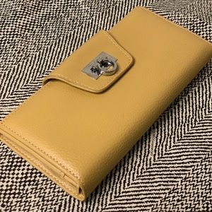 Salvador Ferragamo Yellow Wallet